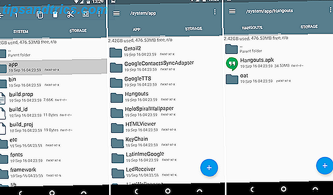 Root Explorer vous permet d'atteindre profondément dans le système de fichiers d'Android bloatware