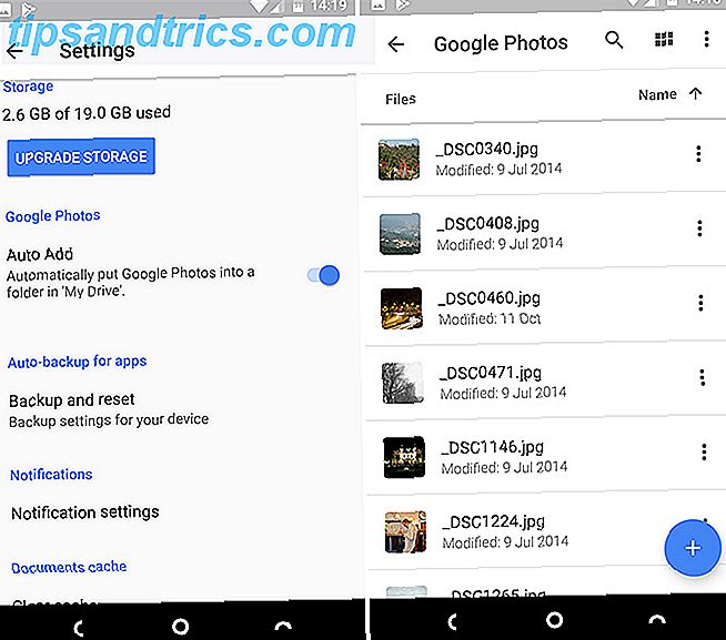 Android χαρακτηριστικά του Google Drive