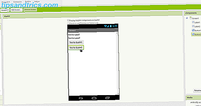 το Android δημιουργήσει appinventor οθόνη widgets