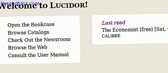Lucidor - Un lecteur eBook propre et multiplateforme lucidor welcome