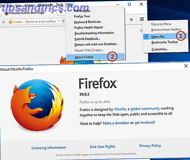 Firefox-à propos de la mise à jour