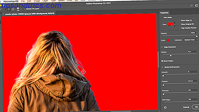 Comment changer l'arrière-plan d'une photo dans Photoshop affiner edge done