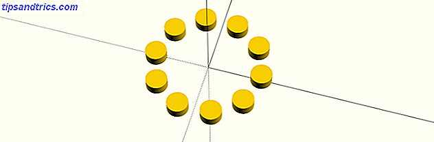 OpenSCAD Circle Distribution