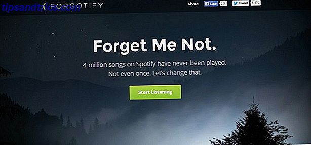 Spotify tiene 20 millones de canciones sentadas esperando ser encontradas y amadas.  Aquí es donde Forgotify entra en la ecuación.  Se dedica a ofrecer las pistas aún no descubiertas que nadie ha tocado en Spotify.
