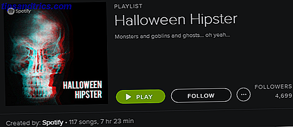 Spotify spilleliste - Halloween Hipster
