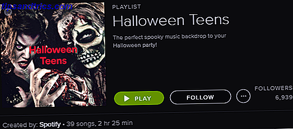 Spotify spilleliste - Halloween Teens