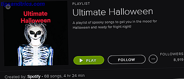 Spotify spilleliste - Ultimate Halloween