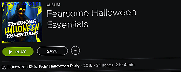 Spotify spilleliste - fryktelig Halloween Essentials
