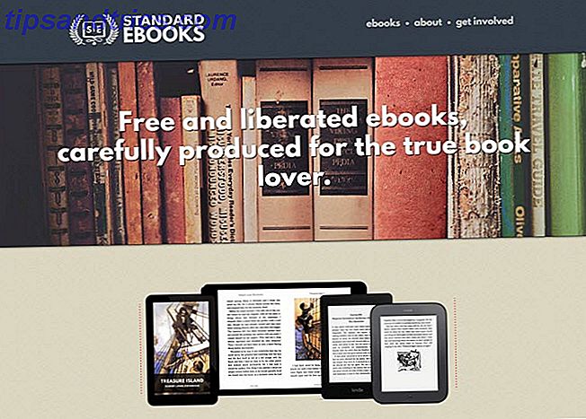 Last ned tusenvis av gratis ebøker formatert for moderne e-lesere StandardBooks hjemmeside