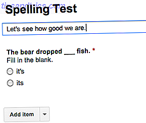 Πώς να χρησιμοποιήσετε τις φόρμες Google για να δημιουργήσετε το δικό σας Self-Grading Quiz Το Google Forms Quiz Spelling