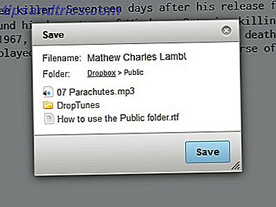 TextDropApp: Skriv opp tekstfiler raskt og send dem til din DropBox-konto lagre