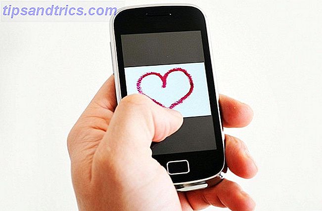 Coeur préféré sur téléphone portable