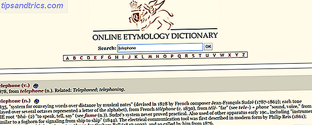 13 μοναδικά ηλεκτρονικά λεξικά για κάθε κατάσταση OnlineEtymologyDictionary web