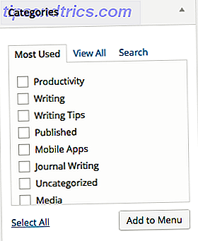 Categorías de Wordpress