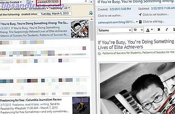 20 Χαρακτηριστικά αναζήτησης Evernote που πρέπει να χρησιμοποιείτε Δημιουργία ημερομηνίας αναζήτησης