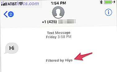 Bloqueo de Hiya SMS