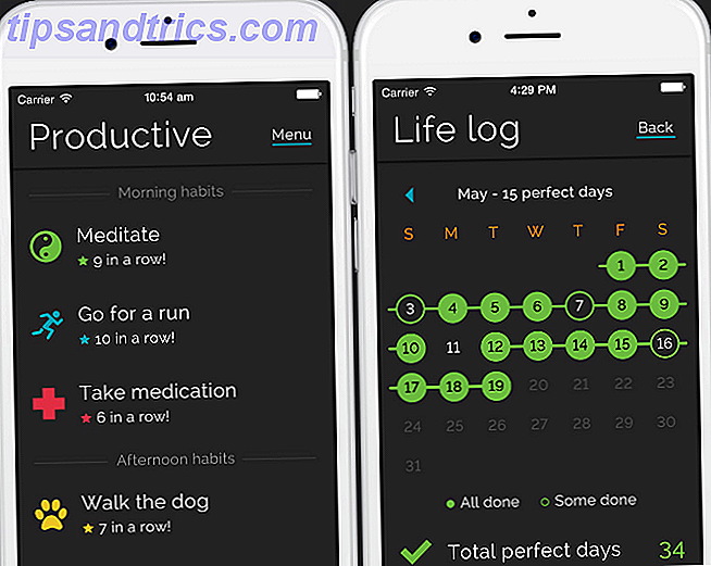 Product iOS-app voor het bijhouden van gewoonten