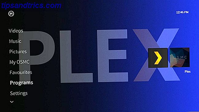 Plex s'exécutant sur OSMC