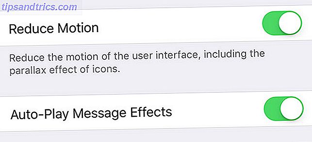 Reduceer Motion iOS 11