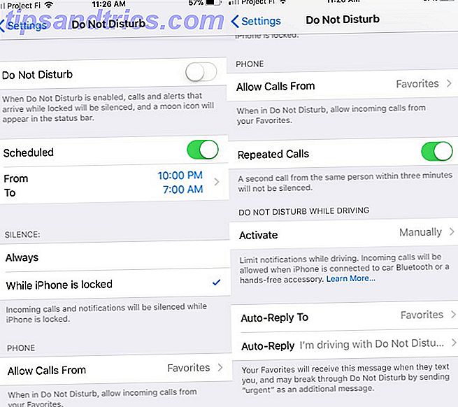 nieuwe iPhone instellen - Do Not Disturb-instellingen