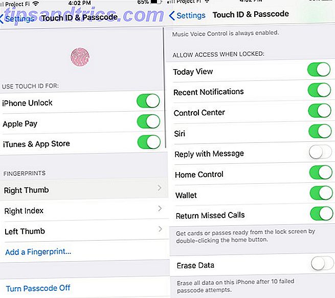 nieuwe iphone instellen - Touch ID-instellingen