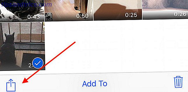 5 + enkle måter å laste opp og dele videoer fra din iPhone-share-knapp