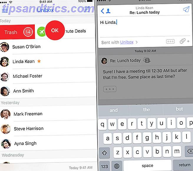 unibox pour les applications de messagerie intelligente iphone 1