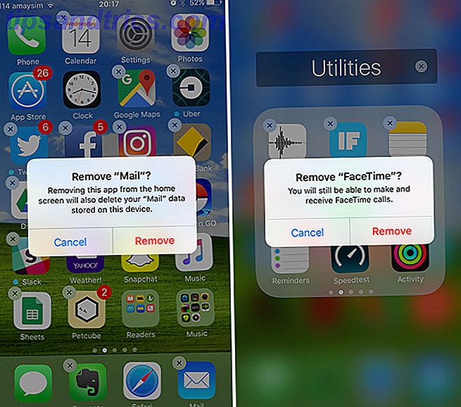 Eliminación de iOS 10 Stock Apps