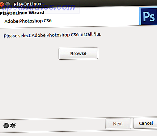 Hoe Adobe Photoshop op Linux te installeren - Blader naar uw bestand