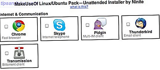 MakeUseOf Linux Pack 2010: Ο εύκολος εγκαταστάτης του Easy Installer για το MakeUseOf Linux Ubuntu Pack από τον Ninite