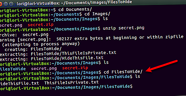 cacher des fichiers dans des images sous Linux