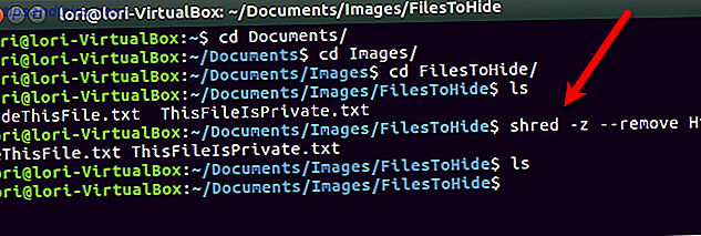 verberg bestanden in afbeeldingen in linux