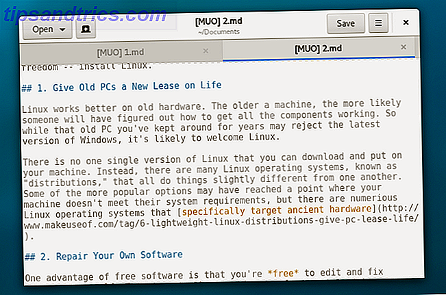 Su editor de texto de Linux no tiene que verse monótono y funcional.  ¿Por qué no modificarlo para mejorar su productividad, ya sea mediante secuencias de comandos y codificación o utilizando la herramienta como editor de marcas?