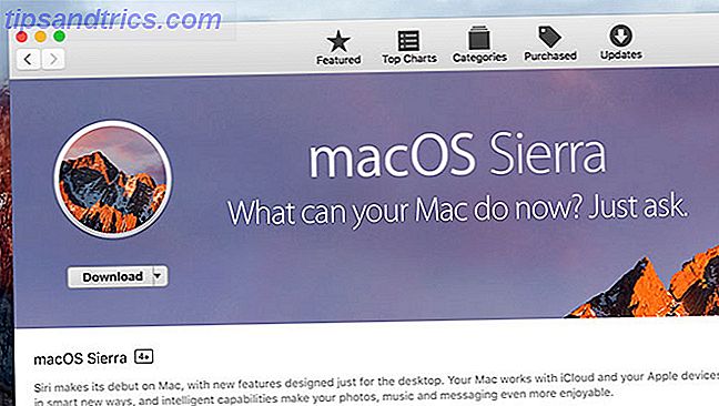 Last ned macOS Sierra i App Store