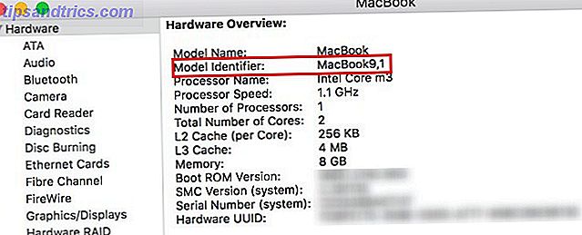 Αναγνωριστικό μοντέλου MacBook