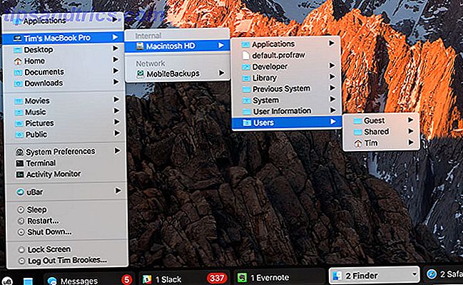 uBar - αντικατάσταση της βάσης Mac