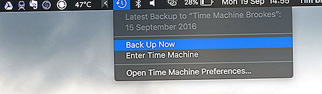 Mac Time Machine sikkerhetskopieres nå