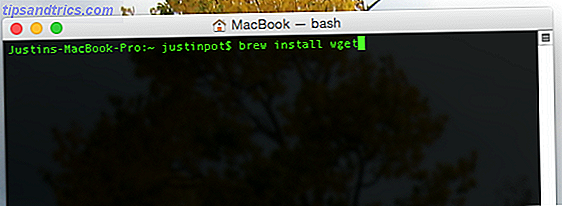 Εγκαταστήστε λογισμικό Mac από το τερματικό με το homebrew εγκατάστασης του homebrew wget
