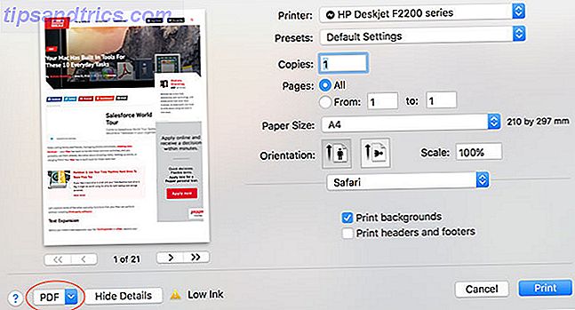 Comment créer, fusionner, diviser et marquer des documents PDF sur un Mac imprimer pdf