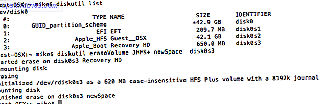 Slik sletter du (eller reparerer) Macs gjenopprettingspartisjon diskutil sletter 1 670x217