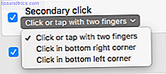 Cómo hacer clic con el botón derecho en un Mac Trackpad mac clic derecho cambiar