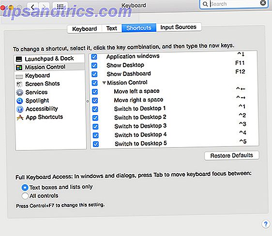 Cómo usar varios escritorios en los teclados cortos de Mac OS X