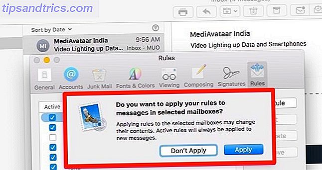Apple-mailregels toepassen