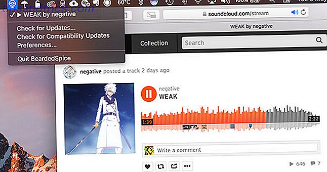 Aplicación de escritorio SoundCloud de BeardedSpice para Mac