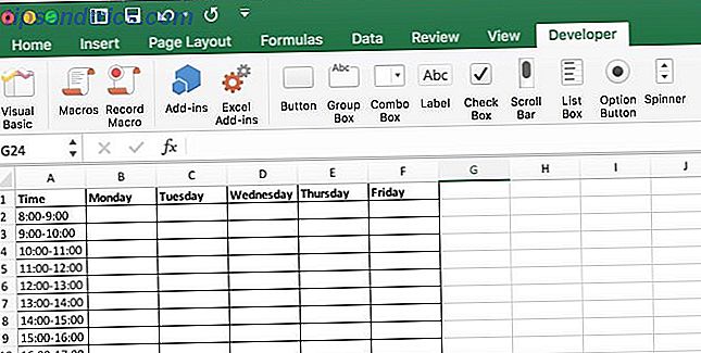 macro's in Excel blinken uit om tijd te besparen