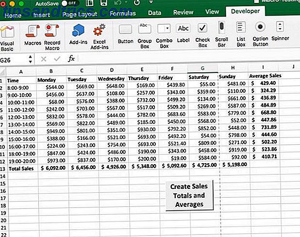 Makroer i Excel på Mac for å spare tid
