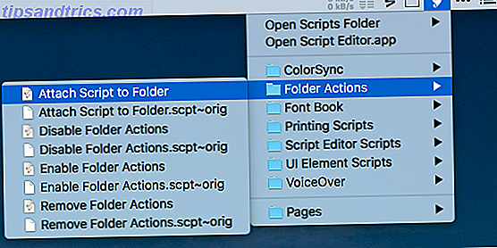 Adjuntar script a la carpeta en las carpetas de configuración de carpetas Mac