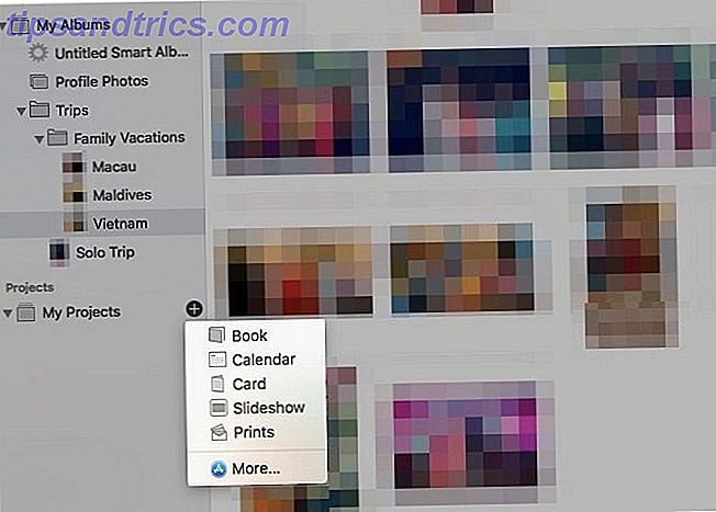 Βιβλιοθήκη φωτογραφιών Mac - επιλέξτε προϊόν φωτογραφιών