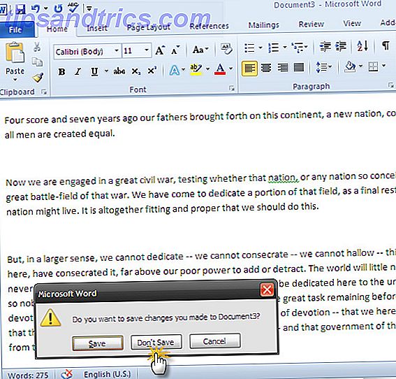 ¿Hubo una falla de Windows o de bloqueo de Windows en un documento de Microsoft Office en el que estaba trabajando?  Tal vez cerró accidentalmente un documento no guardado.  Le mostramos cómo recuperar el borrador y restaurar su trabajo.