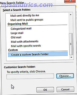 Outlook Nieuwe aangepaste zoekmap
